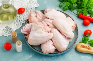 Шашлык из куриных крылышек